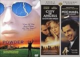 3 Inspirational Movies : Powder / City of Angels / Michael [DVD- 2 Pack]