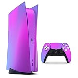 Design Skinz Neon Holographic V1 - Full-Body Cover Wrap Decal Skin-Kit Compatible with The Sony Playstation 5 Console (Disc Drive)