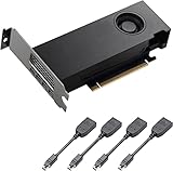 Computer Upgrade King NVIDIA RTX A2000 6GB GDDR6 (~3050) Low Profile LP PCIe Professional Gaming Graphics Card with Full and Half Height Brackets (B-Grade)
