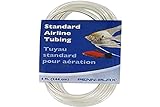 PENN-PLAX Standard Airline Tubing for Aquariums – Clear and Flexible – Resists Kinking – Safe for Freshwater and Saltwater Fish Tanks – 8 Feet