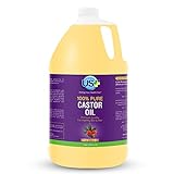 100% Pure Castor Oil - Cold-pressed, Unrefined, Hexane-free - Premium Quality - USP Grade (1 Gallon)