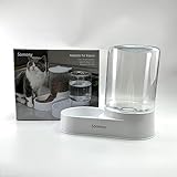 Somony Automatic pet waterers，Hold 1-Gallon Water, Automatic Water Food Station for Cats & Small, Medium, Large Dogs