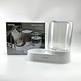 Somony Automatic pet waterers，Hold 1-Gallon Water, Automatic Water Food Station for Cats & Small, Medium, Large Dogs