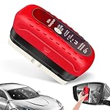 NONENDU Automotive Oil Film Cleaning Brush, Car Glass Oil Film Cleaner, Anti-Rain Fog Car Glass Cleaner, Car Windshield Cleaner for Improved Clarity and Visibility (1Pack)