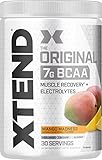 XTEND Original BCAA Powder Mango Madness | Sugar Free Post Workout Muscle Recovery Drink with Amino Acids | 7g BCAAs for Men & Women| 30 Servings