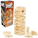Hasbro Gaming Jenga Classic Game with Genuine Hardwood Blocks,Stacking Tower Game for 1 or More Players,Kids Ages 6 and Up