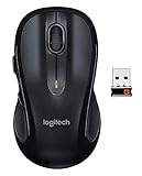 Logitech M510 Wireless Mouse-Black (Renewed)
