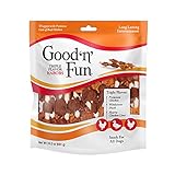Good'N'Fun Triple Flavored Rawhide Kabobs for Dogs, 1.5 Pound (Pack of 1)
