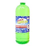 Sunny Days Entertainment Bubble Solution Refill 64oz - Made in USA Bubbles | Kids Easy Grip Bottle for Bubble Machine | Assorted Bottle Colors