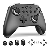 GuliKit Hall Sensing Joystick Controller,No Deadzone,No Drifting, KingKong 2 Pro Wireless Bluetooth Gamepad for Switch/Switch OLED/PC/Android/MacOS/IOS,APG Button for Zelda:Tears of the Kingdom -Black