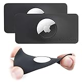 TagVault (2 Pack) - The Thinnest AirTag Wallet Holder Card Insert | Flexible, Stays Hidden, Patent Pending | Elevation Lab