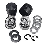 9040H Front Wheel Bushing to Bearing Conversion Kit Compatible with Craftsman, Poulan, Husqvarna, Jonsered, Murray Lawn Mower Fits 532009040, 532124959, 91334, 491334MA, 5920H, 9040HR, 9040N