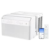 Midea 8,000 BTU U-Shaped Smart Inverter Window Air Conditioner –Cools up to 350 Sq. Ft., Ultra Quiet with Open Window Flexibility, Works with Alexa/Google Assistant, 35% Energy Savings, Remote Control