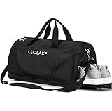 Sports Gym Bag with Wet Pocket & Shoes Compartment for Women & Men