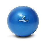 ProBody Pilates Ball Small Exercise Ball, 9 Inch Barre Ball, Mini Soft Yoga Ball, Workout Ball for Stability, Barre, Ab, Core, Physio and Physical Therapy Ball at Home Gym & Office (Blue)