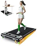 Akluer Walking Pad with Incline, Incline Walking Pad Treadmill for Home, 2.5 HP Under Desk Treadmill Small with Remote Control, Walking Pad Small Treadmill with LED Display