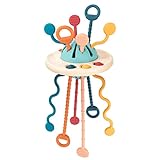 COVTOY Baby Toy Montessori Toys for 18+ Months, Travel Pull String Toy for 12-18 Months, Developing Fine Motor Skill, Multi-Sensory Activity Toy for 1 Year Old, Birthday Gift for Toddlers