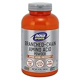 NOW Sports Nutrition, Branched Chain Amino Acid Powder with Leucine, Isoleucine, and Valine, 12-Ounce