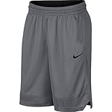 Nike Dri-FIT Icon, Men's basketball shorts, Athletic shorts with side pockets, Cool Grey/Cool Grey/Black, M