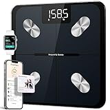 Etekcity Scale for Body Weight and Fat Percentage, Smart Accurate Digital Bathroom Body Composition Bluetooth Weighing Machine for People's BMI, Million-User App Offers Diet & Exercise Plan, 400lb