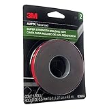 3M Super-Strength Molding Tape, 03614, 1/2 in x 15 ft, 1 Roll