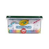 Crayola 240 , Bulk Crayon Set, Cute School Supplies, Gift for Kids, 2 of Each Color [Amazon Exclusive]