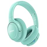 Bluetooth Headphones Over Ear,BERIBES 65H Playtime and 6 EQ Music Modes Wireless Headphones with Microphone,HiFi Stereo Foldable Lightweight Headset, Deep Bass for Home Office Cellphone PC Etc.(Green)