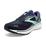 Brooks Women's Ghost 14 Neutral Running Shoe - Peacoat/Yucca/Navy - 9 Medium