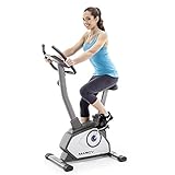 Marcy Magnetic Upright Bike With 8 Levels of Resistance NS-40504U,Grey