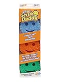 Scrub Daddy Color Sponge - Scratch-Free Multipurpose Dish Sponge Color Variety Pack - BPA Free & Made with Polymer Foam - Stain & Odor Resistant Kitchen Sponge (3 Count)