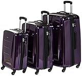 Samsonite Winfield 2 Hardside Luggage with Spinner Wheels, 3-Piece Set (20/24/28), Purple