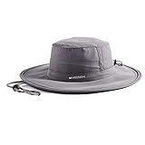 MISSION Cooling Boonie Hat - Wide Brim Adjustable Sun Hats for Men and Women (Charcoal)