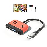 Switch Dock for Nintendo Switch,Portable Dock with HDMI TV USB 3.0 Port and USB C Charging,Compatible with Nintendo Switch Steam Deck MacBook Pro/Air Samsung and More