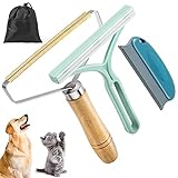 Pet Hair Remover 3 Pack - Portable, Reusable Pet Cat and Dog Hair Remover, Hair Ball Fast Epilator to Protect Sofas, Carpets, Floor Mats - with Storage Bag