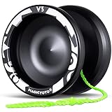MAGICYOYO Professional Yoyo Responsive Yoyo V3, Alloy YoYo for Kids Beginner, Replacement Unresponsive Yoyo Bearing for Advanced Yoyo Player + Removal Bearing Tool + Axle + Yoyo Case + 12 Yoyo Strings