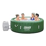 Coleman SaluSpa Inflatable Hot Tub Spa | Portable Hot Tub with Heated Water System and 140 Bubble Jets | Fits Up to 4 People