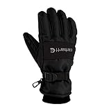 Carhartt Men's WP Waterproof Insulated Glove, Black, X-Large