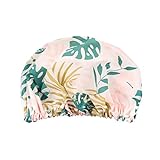EcoTools Shower Cap, Organic Cotton Lining, Keeps Hair Dry During Shower, Fits All Head Sizes & All Hair Textures, Quick Drying Bath Hair Cap, Eco-Friendly, Cruelty-Free, & Vegan, 1 Count