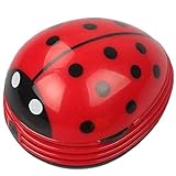 Mini Portable Handheld Cordless Tabletop Crumb Sweeper Desktop Dust Vacuum Cleaner Cute Cartoon Battery Operated