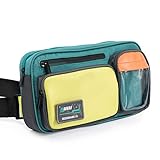 GeekShare Large Capacity Multifunctional Switch/Switch OLED Travel Carrying Case-Color Contrast Laser Messenger Bag Compatible with Nintendo Switch-Portable Storage Bag for Switch & Game Accessories