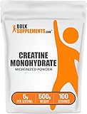 BULKSUPPLEMENTS.COM Creatine Monohydrate Powder - 5g (5000mg) of Micronized Creatine Powder per Serving, Creatine Pre Workout, Creatine for Building Muscle, Creatine Monohydrate 500g (1.1 lbs)