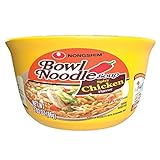 Nongshim Bowl Noodle Soup, Spicy Chicken, 3.03 Ounce (Pack of 12)