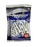 Pride Professional Tee System Plastic Golf Tees, 3-1/4 inch - 30 count (Blue),EV31430 White
