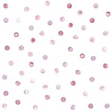 WallPops DWPK2466 Watercolor Dots Wall Art Kit, Pink