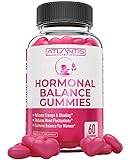 Hormonal Balance For Women & PMS Relief Gummies - Alleviates Cramps, Bloating, Mood Swings, Hot Flashes & Night Sweats - Formulated With Cranberry, Dong Quai & Chasteberry - Menstrual Cramp Relief