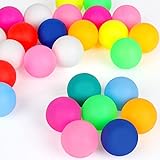 28 Pcs Colored Ping Pong Balls, 40mm Table Tennis Balls,Ping Pong Balls for Game or Arts, Pong Balls for Kids,Pet Toys