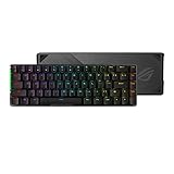 ASUS ROG Falchion NX 65% Wireless RGB Gaming Mechanical Keyboard | ROG NX Red Linear Switches, PBT Doubleshot Keycaps, Wired / 2.4G Hz, Touch Panel, Keyboard Cover Case, Macro Support