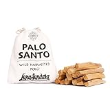 Luna Sundara Palo Santo Sticks from Peru Sustainably Wild Harvested Quality Hand Picked 100 Grams Authentic Smudge Sticks Includes a Reusable Drawstring Bag.