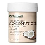 NatureWell Extra Virgin Coconut Oil Moisturizing Cream, 16 oz. Pack of 2