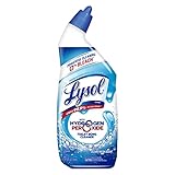 Lysol Toilet Bowl Cleaner Gel, For Cleaning and Disinfecting, Bleach Free, Ocean Fresh Scent, 24oz